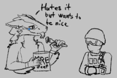 Kobalt eats an MRE - 2026